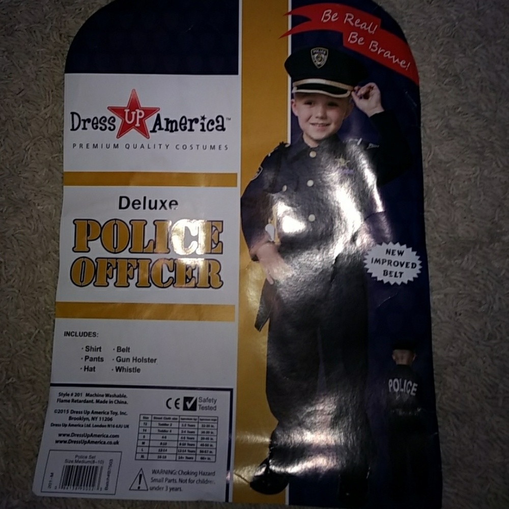 Deluxe Police Officer Costume